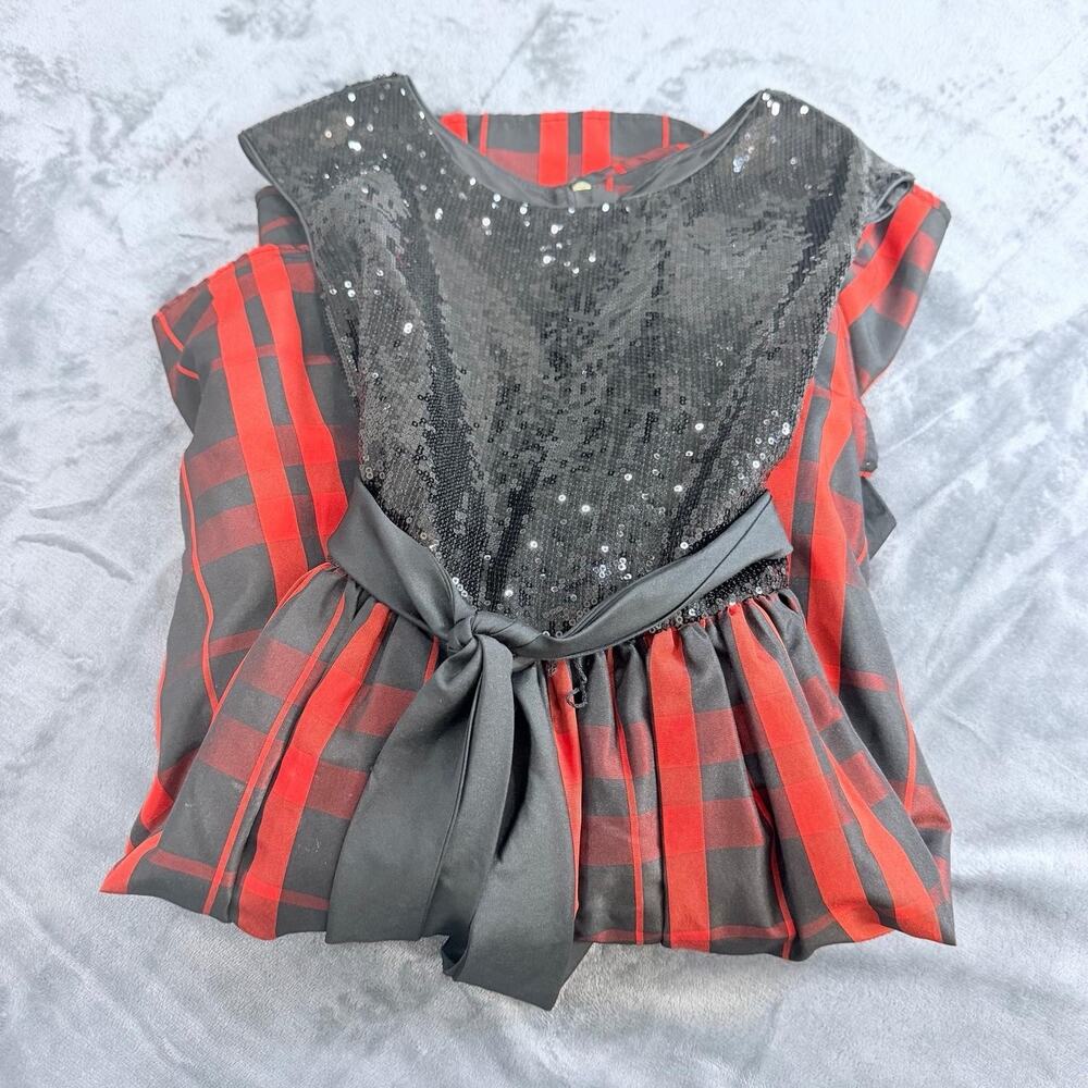 Girls Pippa & Julie Beautiful Holiday Dress Sz 14 - Picture 4 of 8